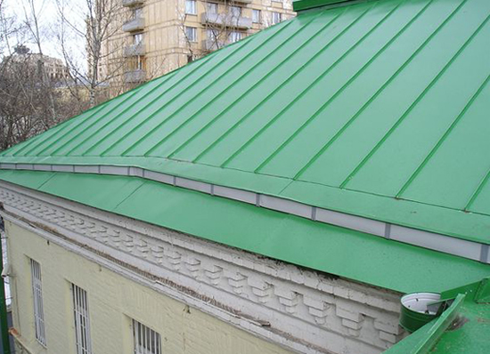 кровля из металлических листов