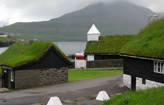 кровля из дерна