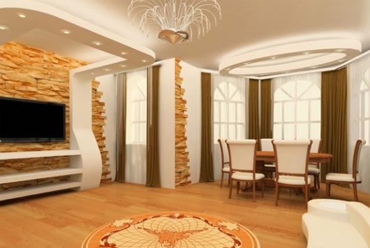 красивые потолки из гипсокартона фотогалерея