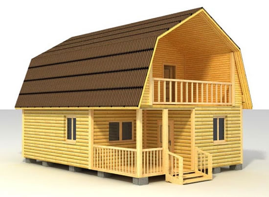 ломаная крыша чертеж