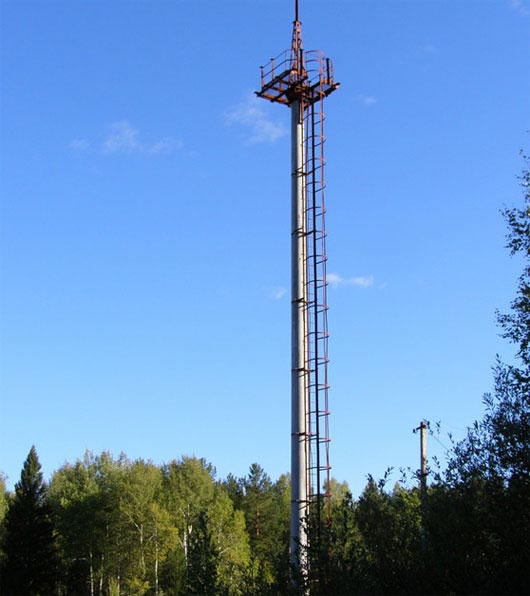 установка молниезащиты