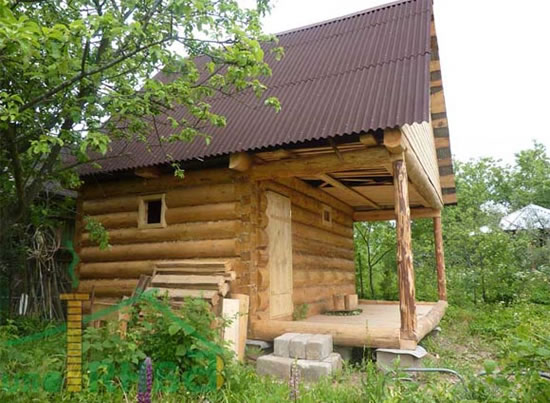 устройство крыше на бане